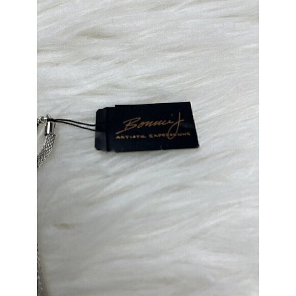 NEW Bonnie J Artistic Expressions Necklace Sun With Gem Pendant - Picture 3 of 5